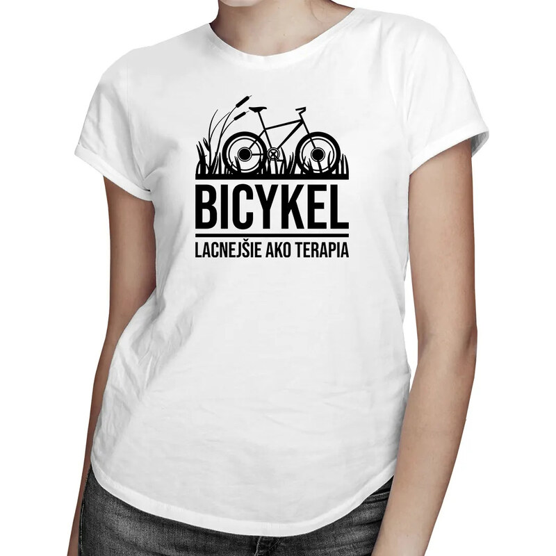 E-shop Garibald Bicykel - lacnejšie ako terapia - dámske tričko s