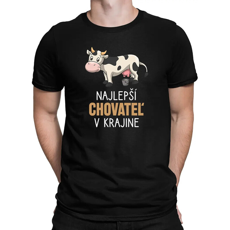 E-shop Garibald Najlepší chovateľ v krajine (kravy) - pánske tričko s