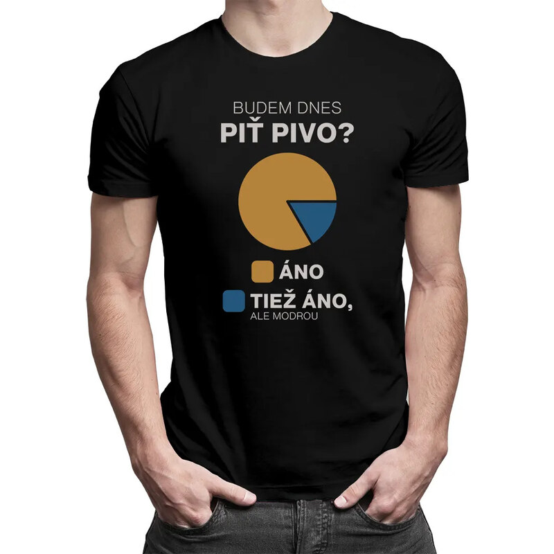 E-shop Garibald Budem dnes piť pivo? - pánske tričko s potlačou