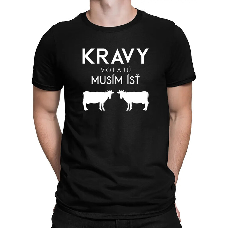 E-shop Garibald Kravy volajú, musím ísť v2 - pánske tričko s potlačou
