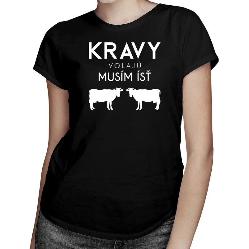 E-shop Garibald Kravy volajú, musím ísť v2 - dámske tričko s potlačou