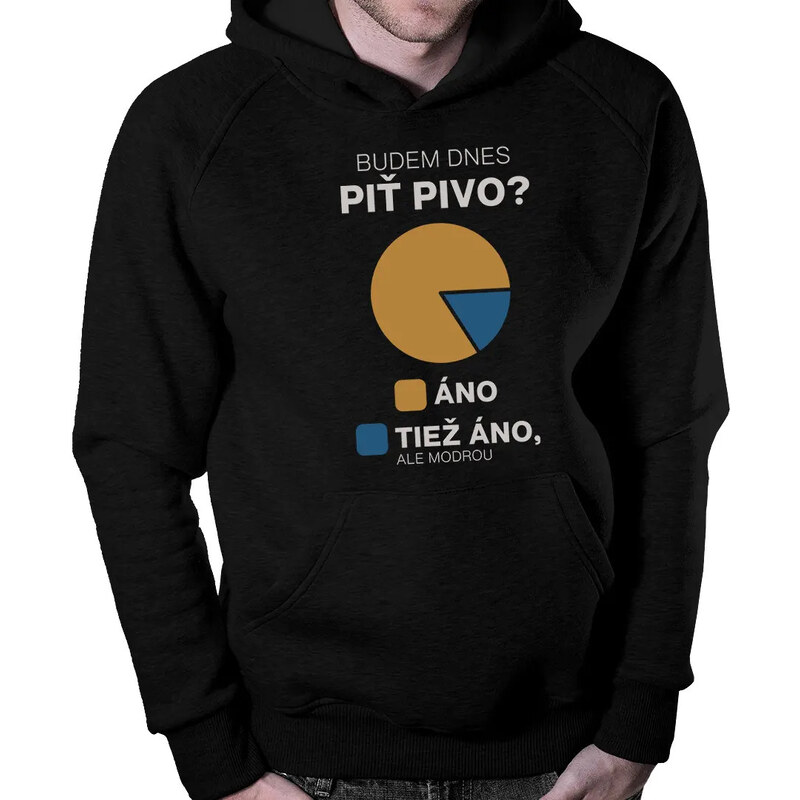 E-shop Garibald Budem dnes piť pivo? - pánska mikina s kapucňou