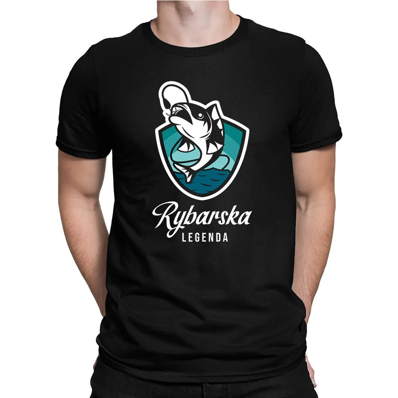 E-shop Garibald Rybárska legenda - pánske tričko s potlačou