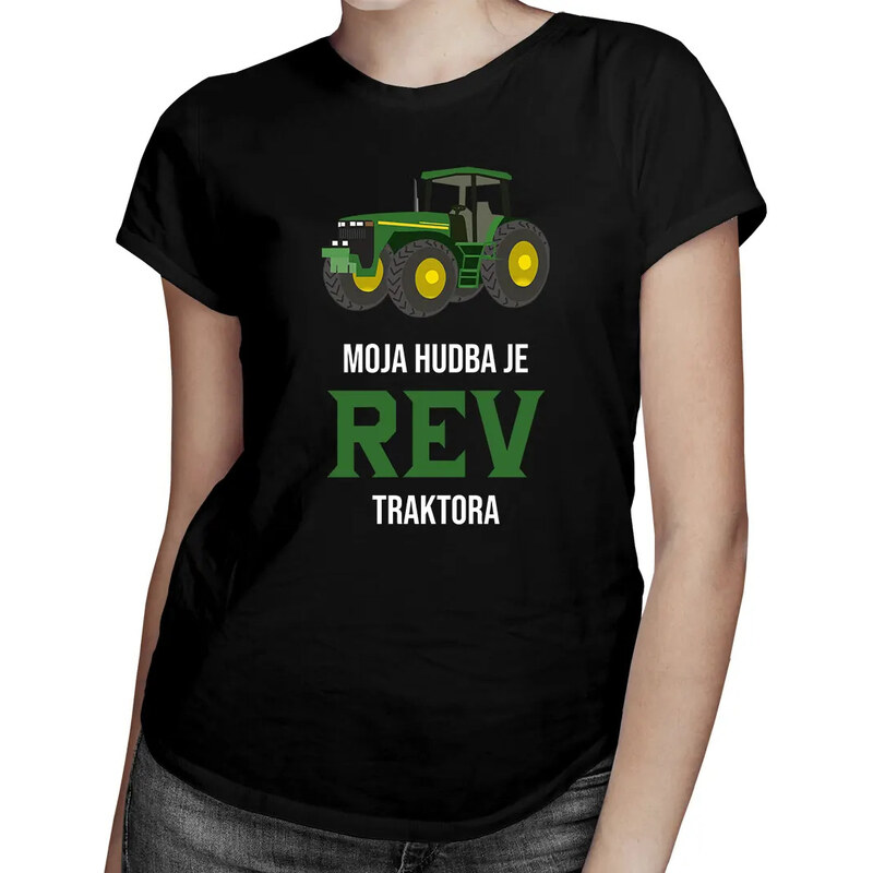E-shop Garibald Moja hudba je rev traktora - dámske tričko s potlačou