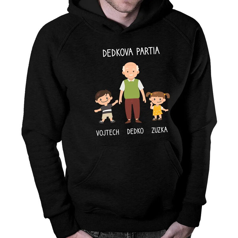 E-shop Garibald Dedkova partia - pánska mikina s kapucňou -