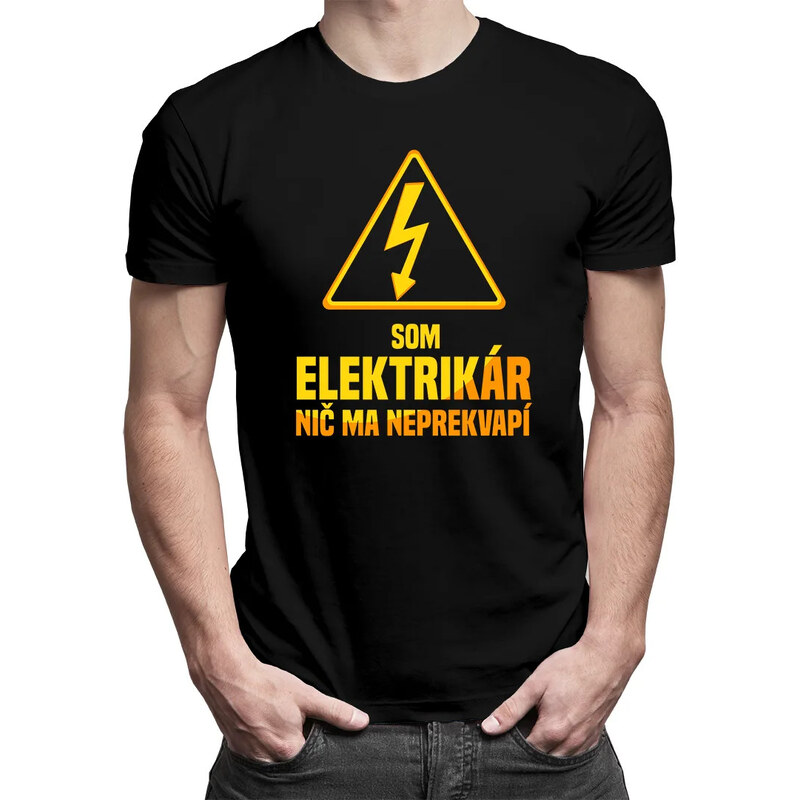E-shop Garibald Som elektrikár, nič ma neprekvapí - pánske tričko s