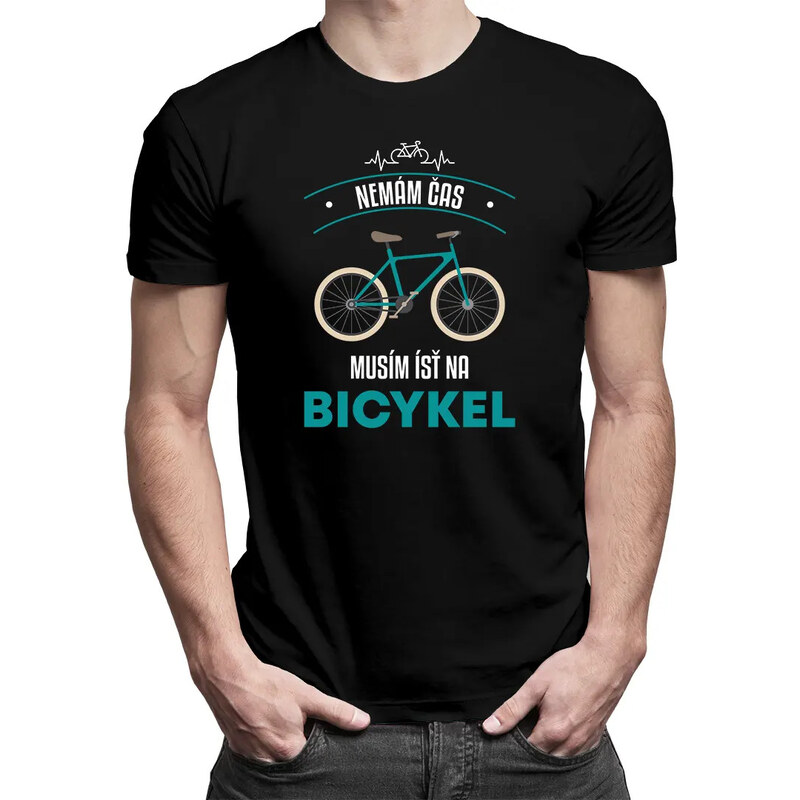 E-shop Garibald Nemám čas, musím ísť na bicykel - pánske tričko s