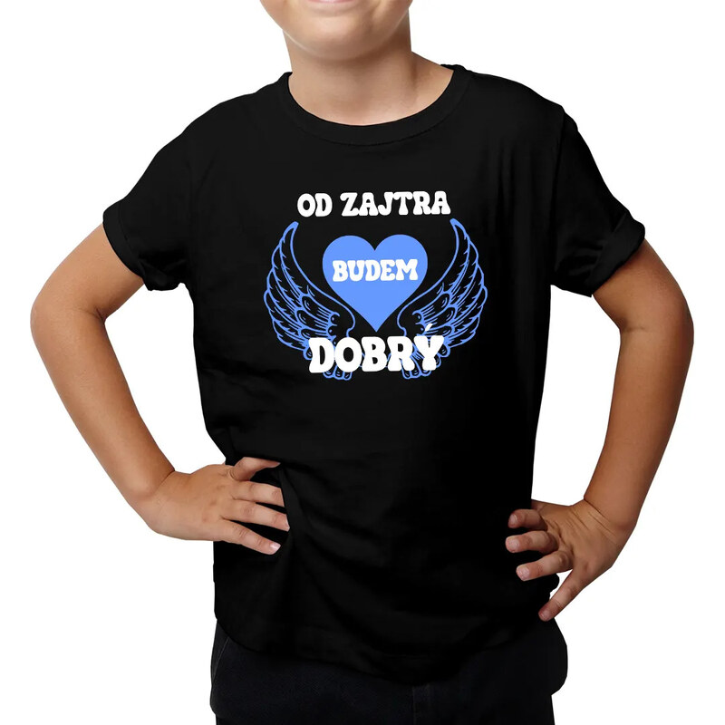 Garibald Od zajtra budem dobrý - detské tričko s potlačou 60823770