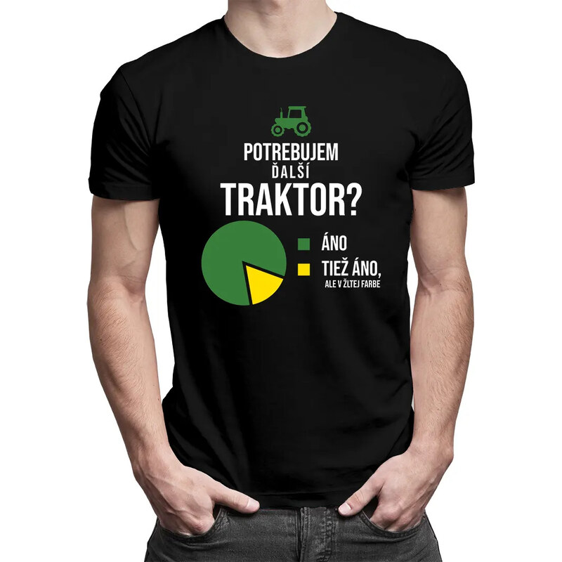 E-shop Garibald Potrebujem ďalší traktor? - pánske tričko s potlačou