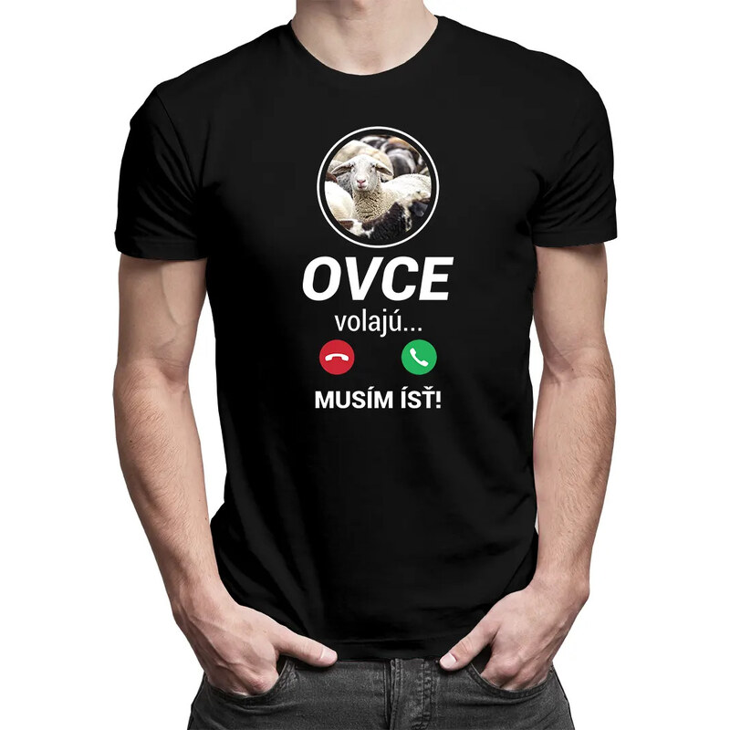 E-shop Garibald Ovce volajú, musím ísť - pánske tričko s potlačou