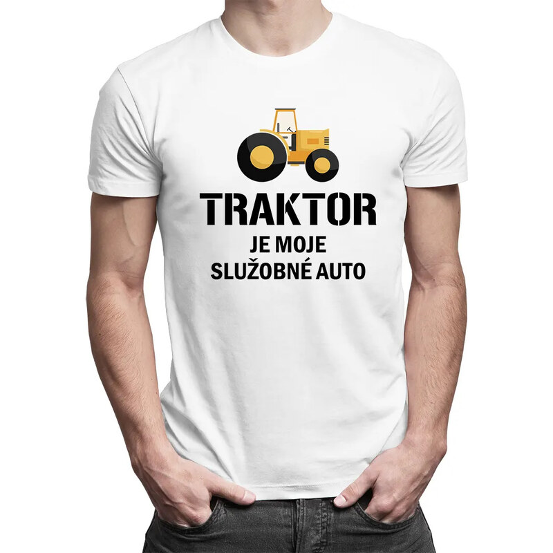 E-shop Garibald Traktor je moje služobné auto - pánske tričko s