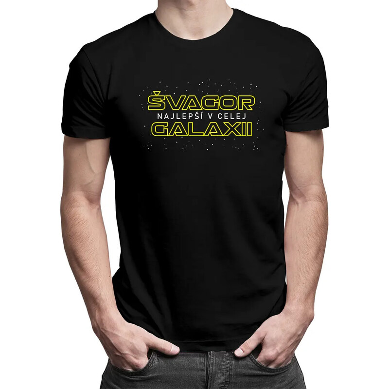 E-shop Garibald Švagor - najlepší v celej galaxii - pánske tričko s