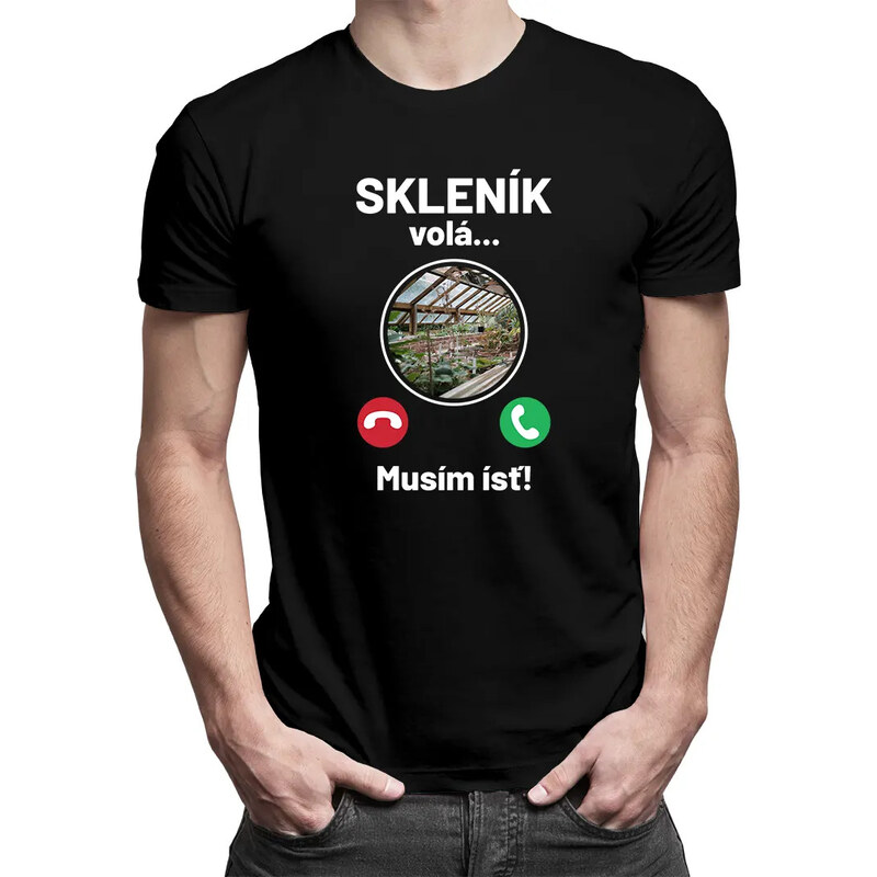 E-shop Garibald Skleník volá - Musím ísť - pánske tričko s potlačou