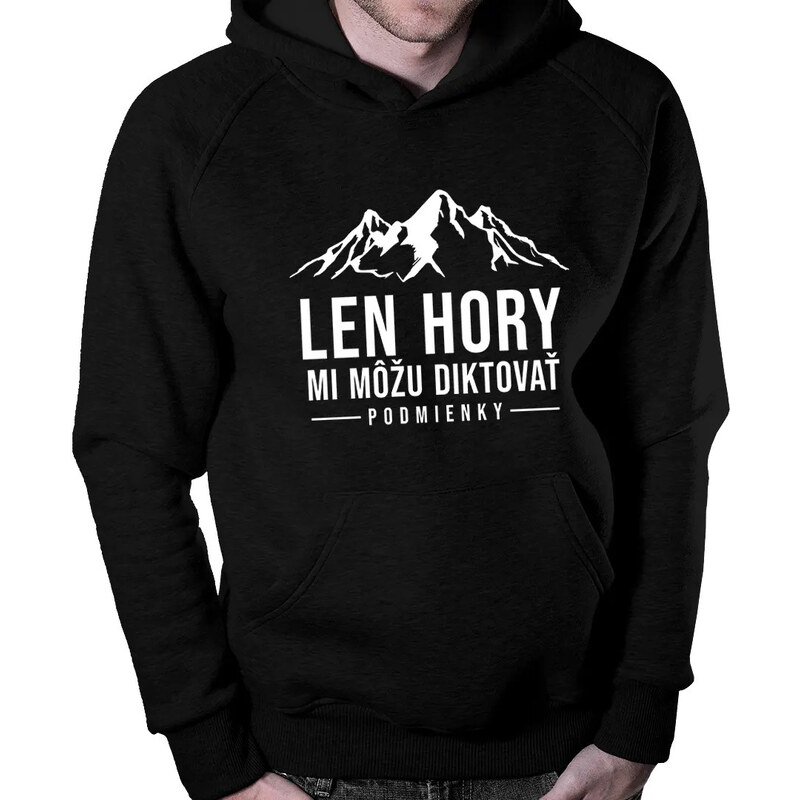 E-shop Garibald Len hory mi môžu diktovať podmienky - pánska mikina s