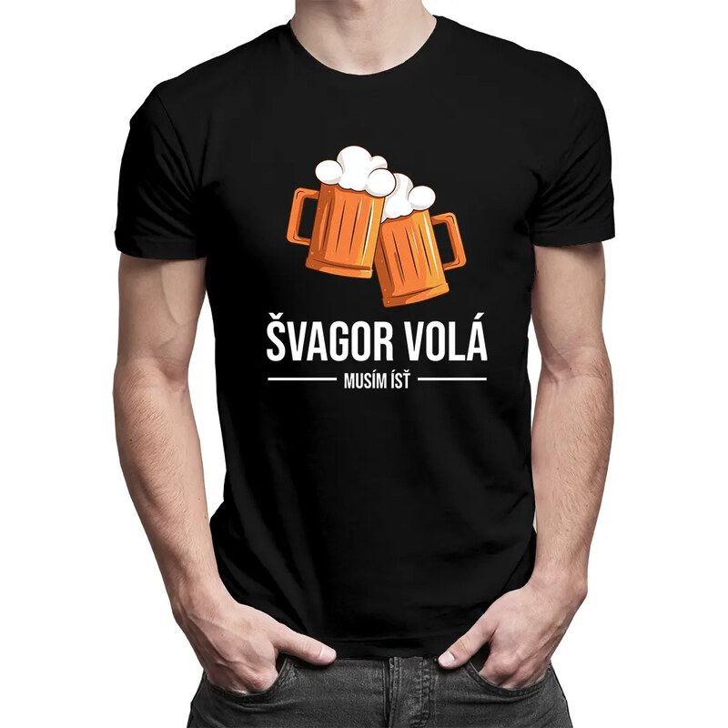 E-shop Garibald Švagor volá, musím ísť - pánske tričko s potlačou