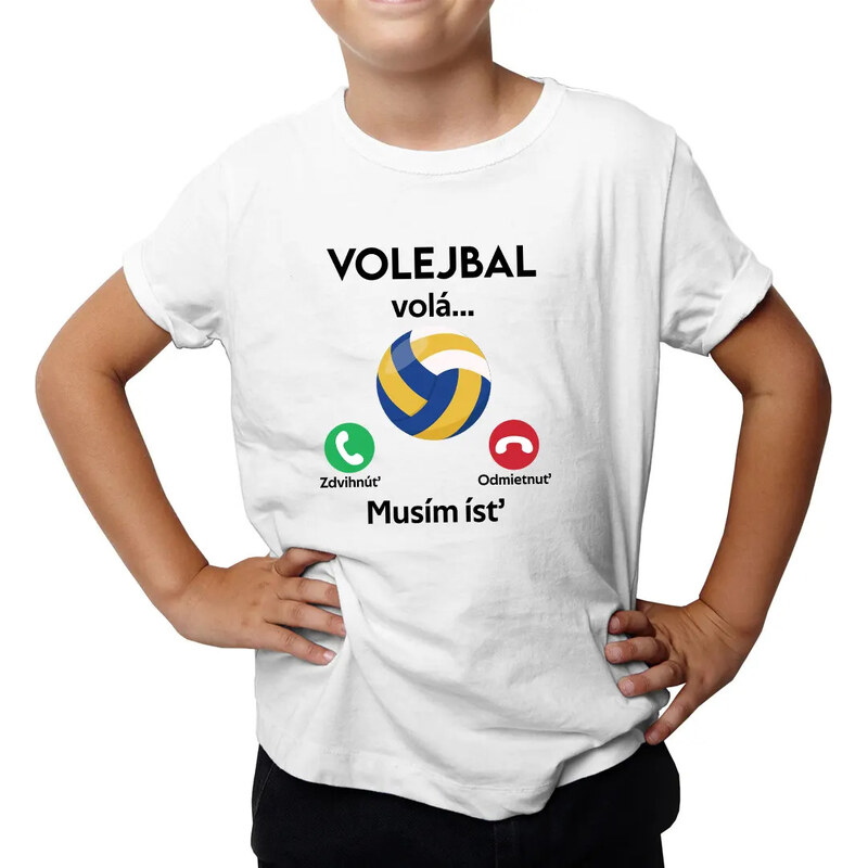Garibald Volejbal volá, musím ísť - detské tričko s potlačou 60823886