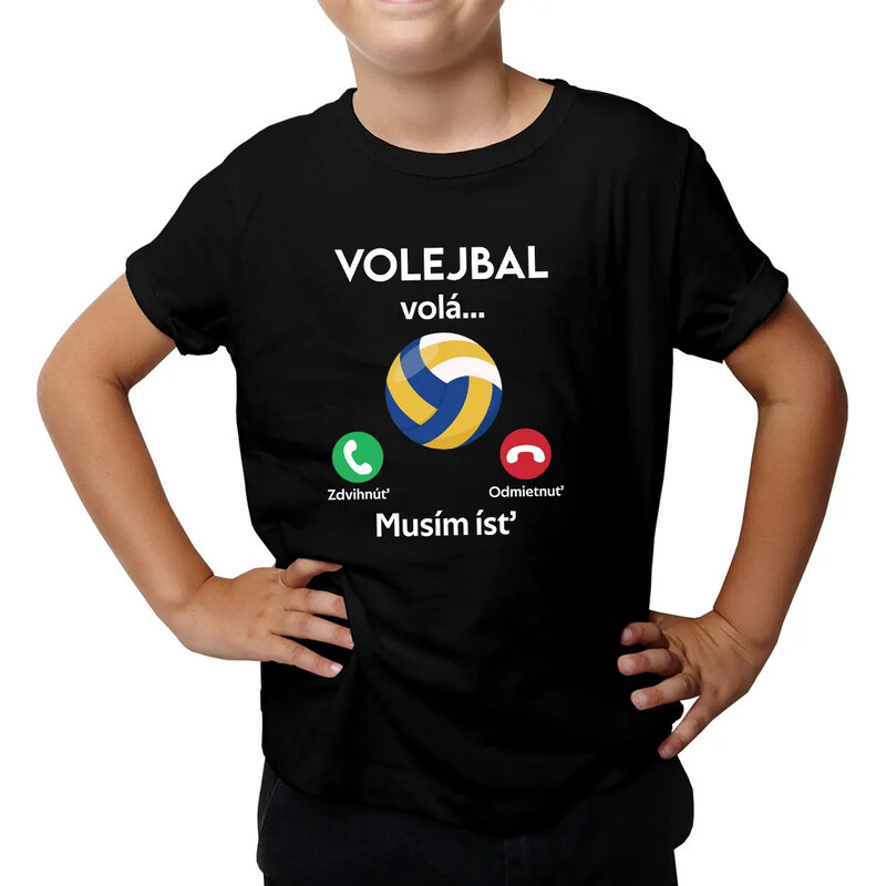Garibald Volejbal volá, musím ísť - detské tričko s potlačou 60823887