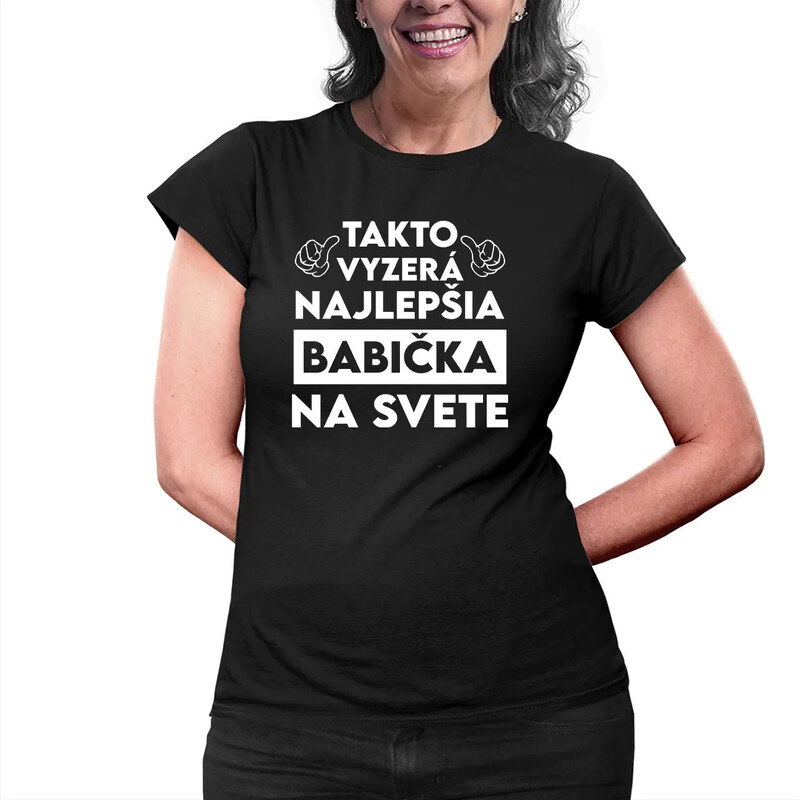 E-shop Garibald Takto vyzerá najlepšia babička na svete - dámske alebo