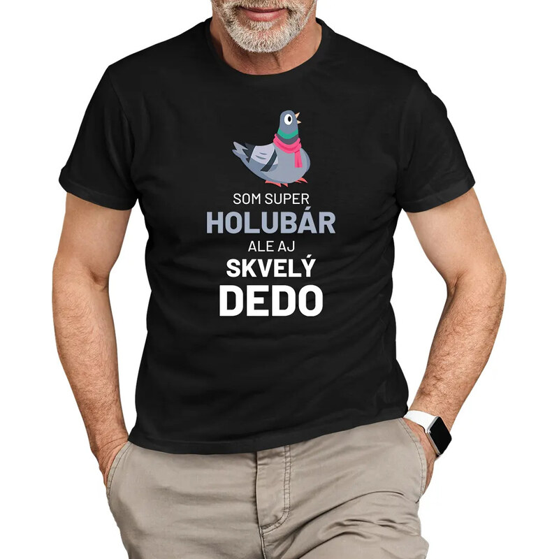 E-shop Garibald Som super holubár, ale aj skvelý dedo - pánske tričko s