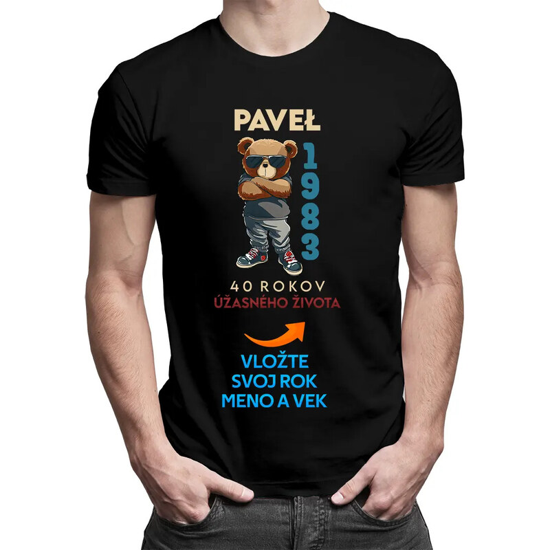 E-shop Garibald (Meno + rok + vek) - X - rokov úžasného života - pánske
