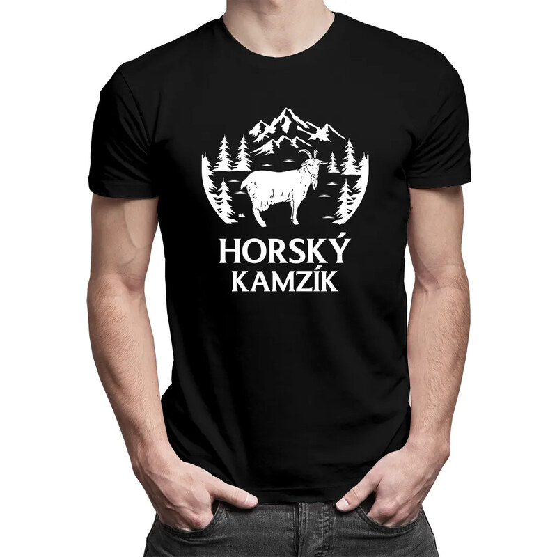 E-shop Garibald Horský kamzík - pánske tričko s potlačou
