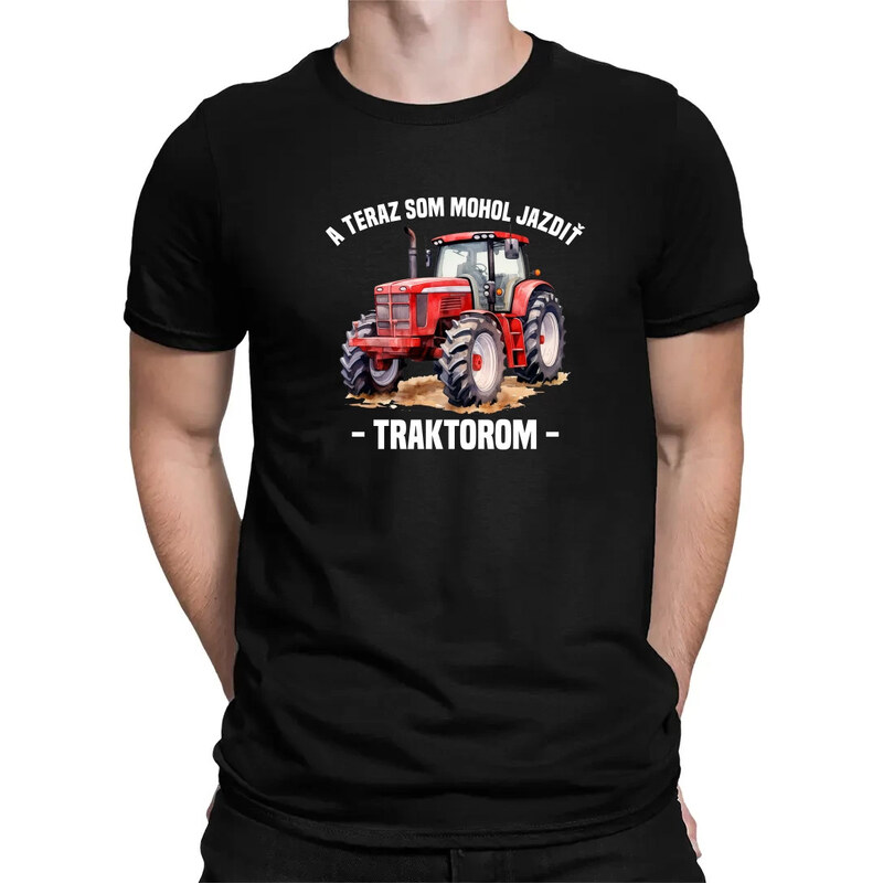 E-shop Garibald A teraz som mohol jazdiť traktorom - pánske tričko s