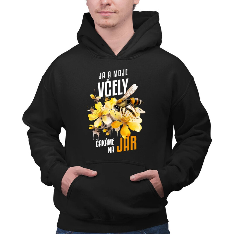 E-shop Garibald Ja a moje včely čakáme na jar - pánska mikina s