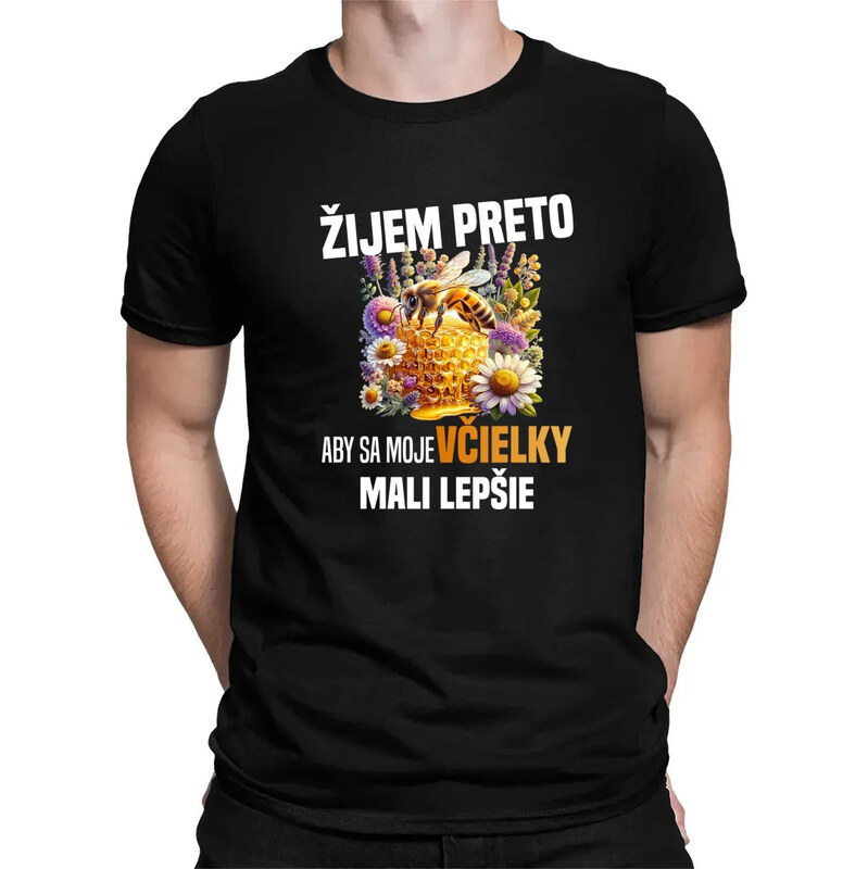 E-shop Garibald Žijem preto, aby sa moje včielky mali lepšie - pánske