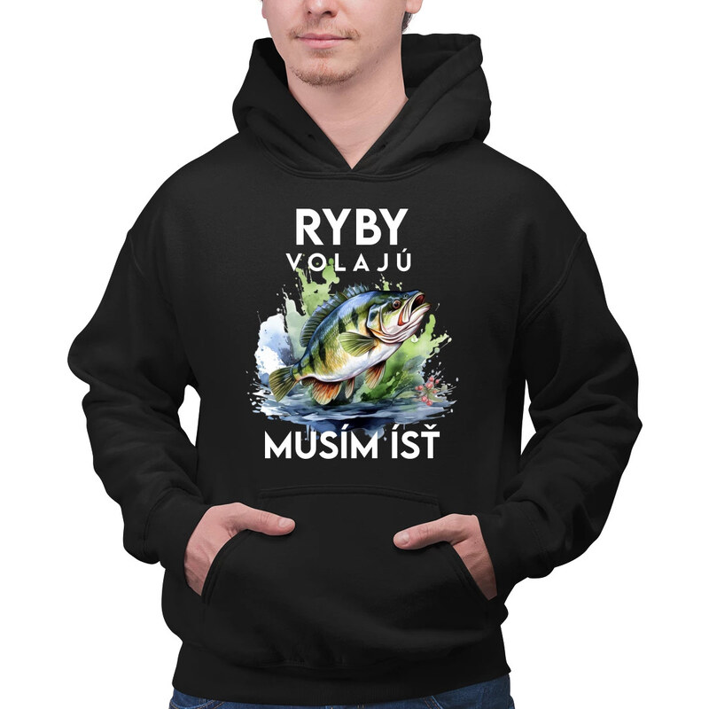 E-shop Garibald Ryby volajú, musím ísť - verzia 3 - pánska mikina s