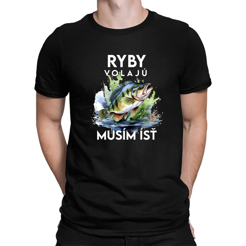 E-shop Garibald Ryby volajú, musím ísť - verzia 3 - pánske tričko s