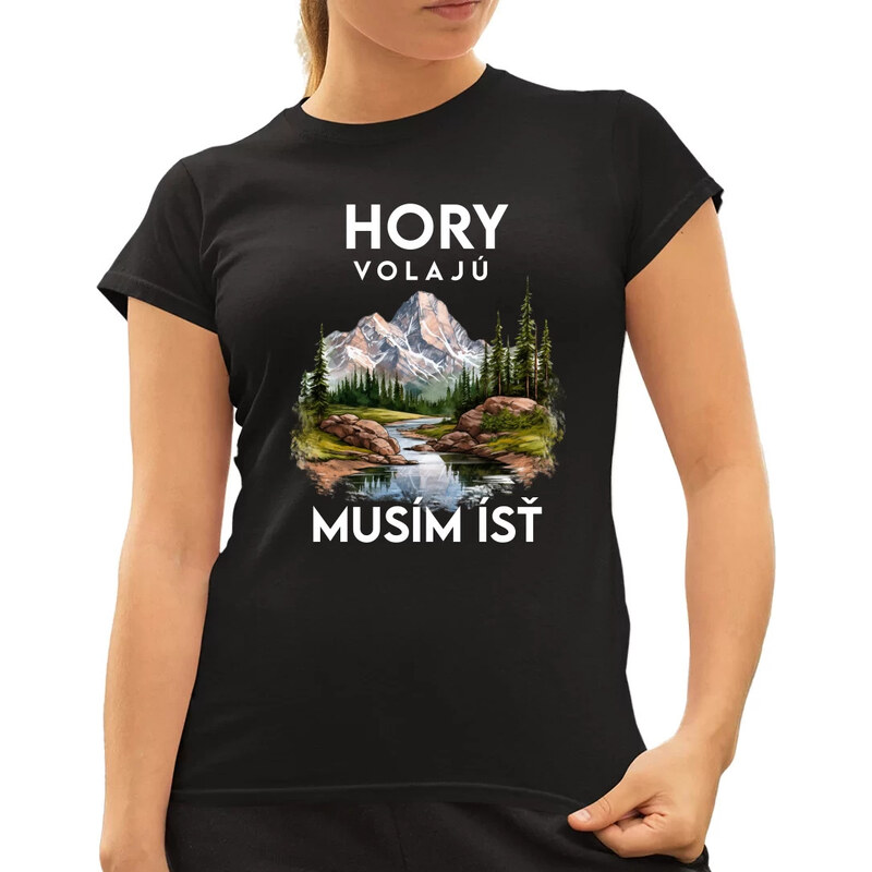 E-shop Garibald Hory volajú, musím ísť - verzia 3 - dámske tričko s