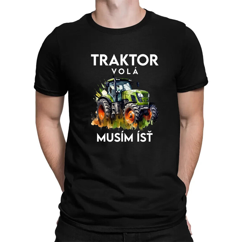 E-shop Garibald Traktor volá, musím ísť - verzia 2 - pánske tričko s