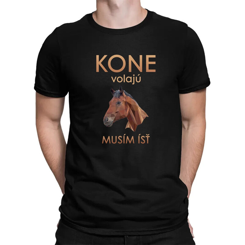 E-shop Garibald Kone volajú - musím ísť - pánske tričko s potlačou