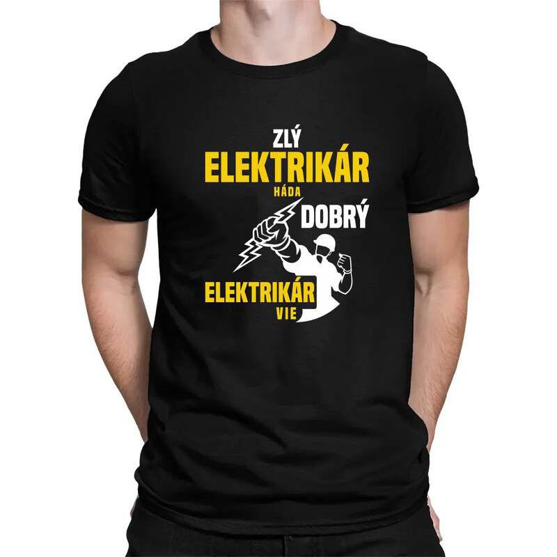 E-shop Garibald Zlý elektrikár háda, dobrý elektrikár vie - pánske