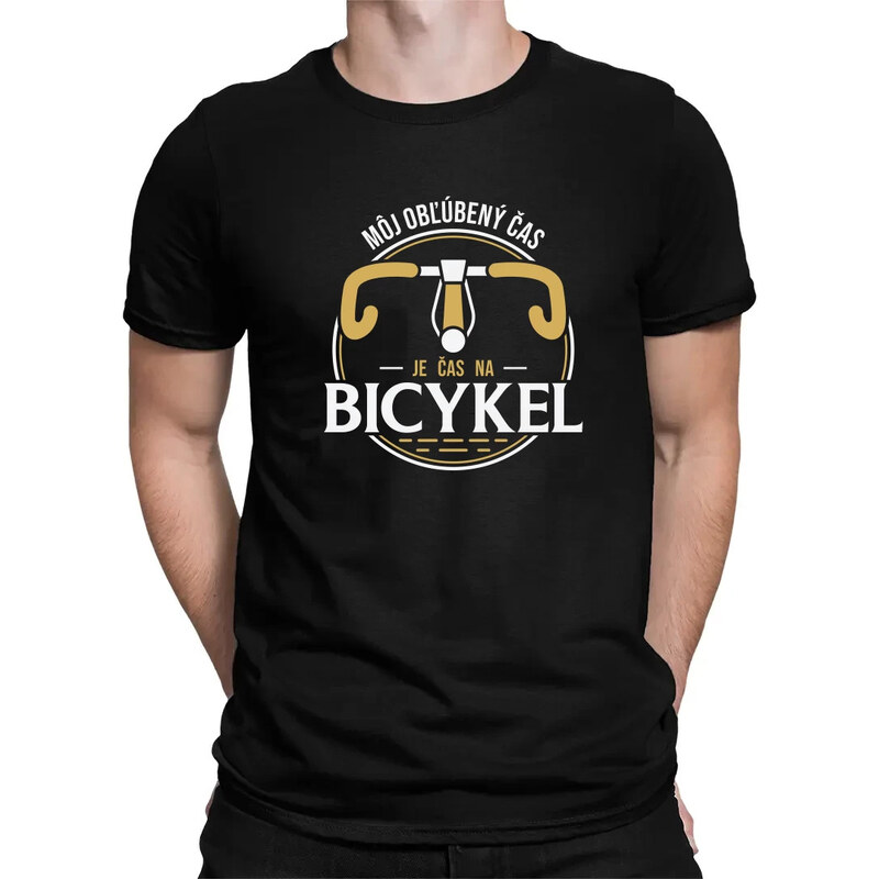 E-shop Garibald Môj obľúbený čas: je čas na bicykel V2 - pánske tričko