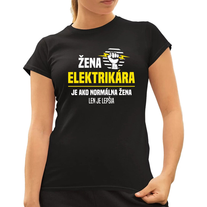 E-shop Garibald Žena elektrikára je ako normálna žena, len je lepšia -