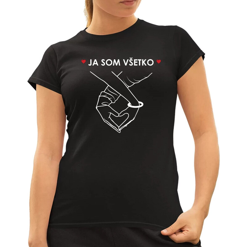 E-shop Garibald Ja som všetko - dámske tričko s potlačou