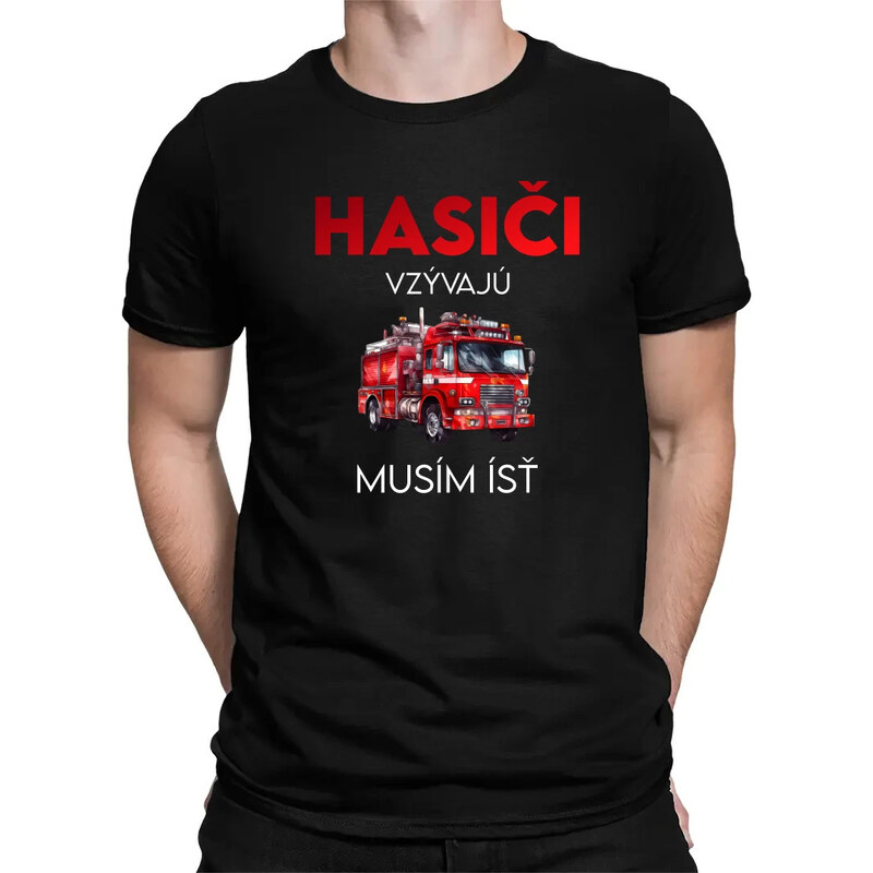 E-shop Garibald Hasiči vzývajú - musím ísť - pánske tričko s potlačou