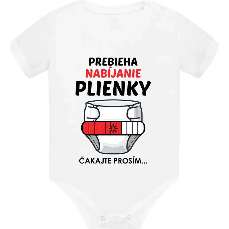 E-shop Garibald Prebieha nabíjanie plienky - body s potlačou