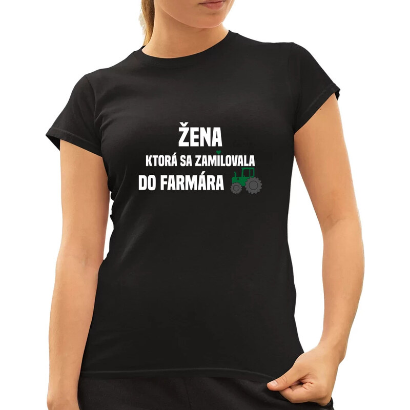 E-shop Garibald Žena, ktorá sa zamilovala do farmára - dámske tričko s