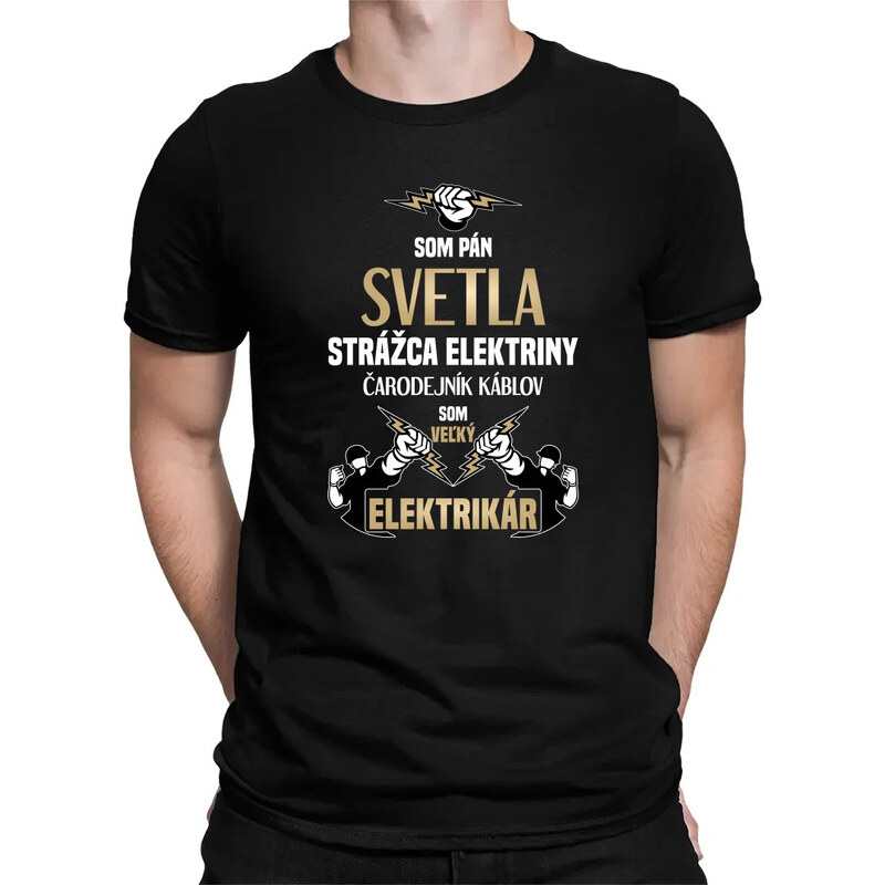 E-shop Garibald Som Pán svetla - pánske tričko s potlačou