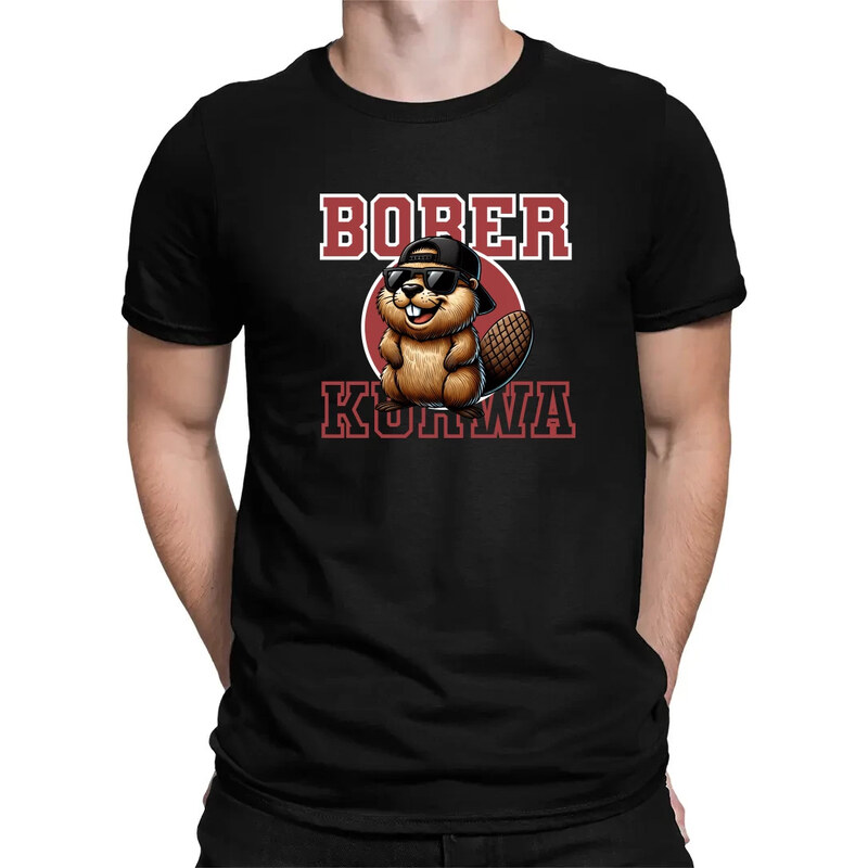 E-shop Garibald Bober! - pánske tričko s potlačou