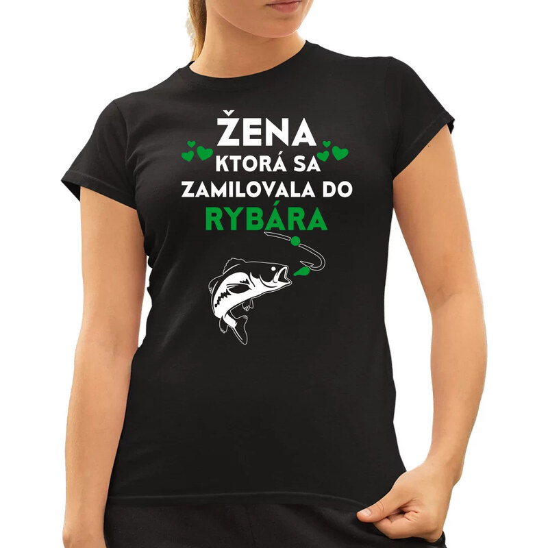 E-shop Garibald Žena, ktorá sa zamilovala do rybára - dámske tričko s