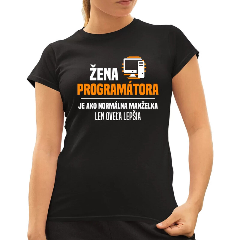 E-shop Garibald Žena programátora je ako normálna manželka - dámske