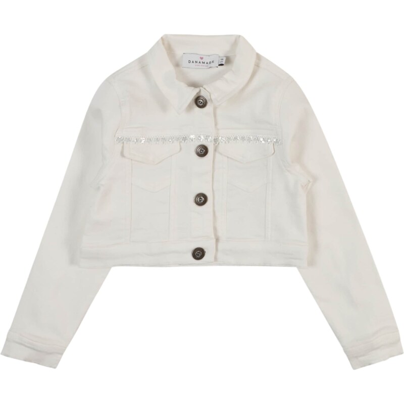 Danamade Prechodná bunda svetlobéžová / strieborná 60918877