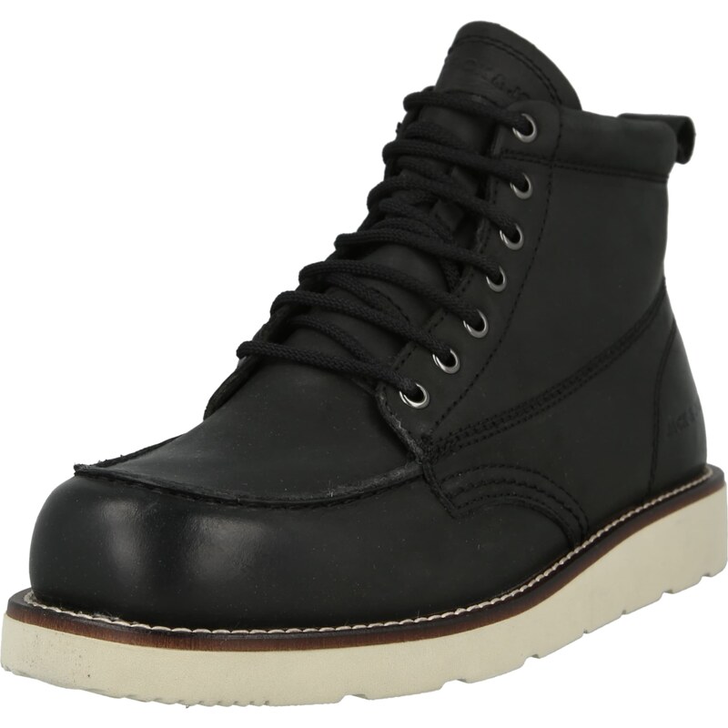 JACK & JONES Šnurovacie čižmy JFWToronto čierna 60918993
