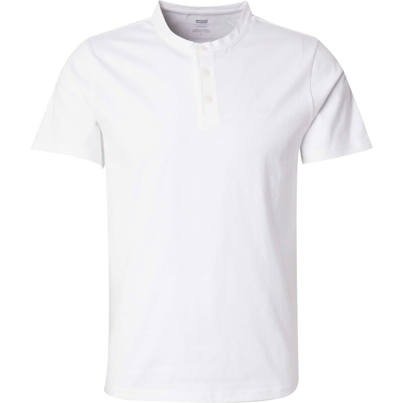 LEVIS Tričko Housemark Henley biela 60919102