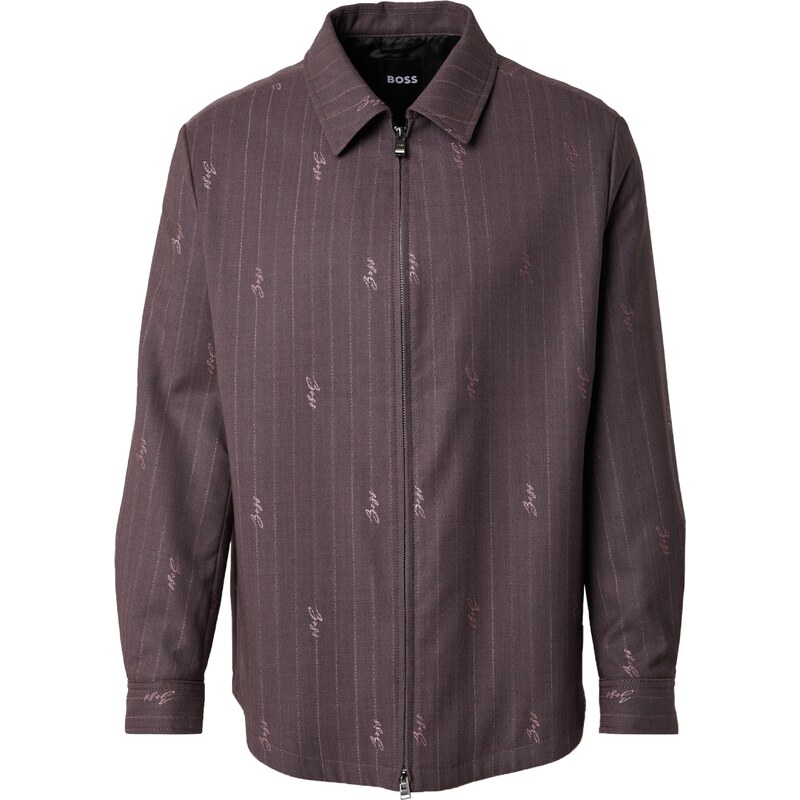 BOSS Prechodná bunda Carper svetlofialová / fialová melírovaná 60919181