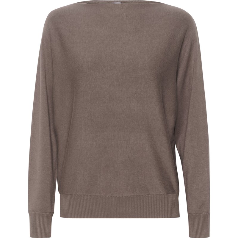 CULTURE Sveter hnedá melírovaná 60960546