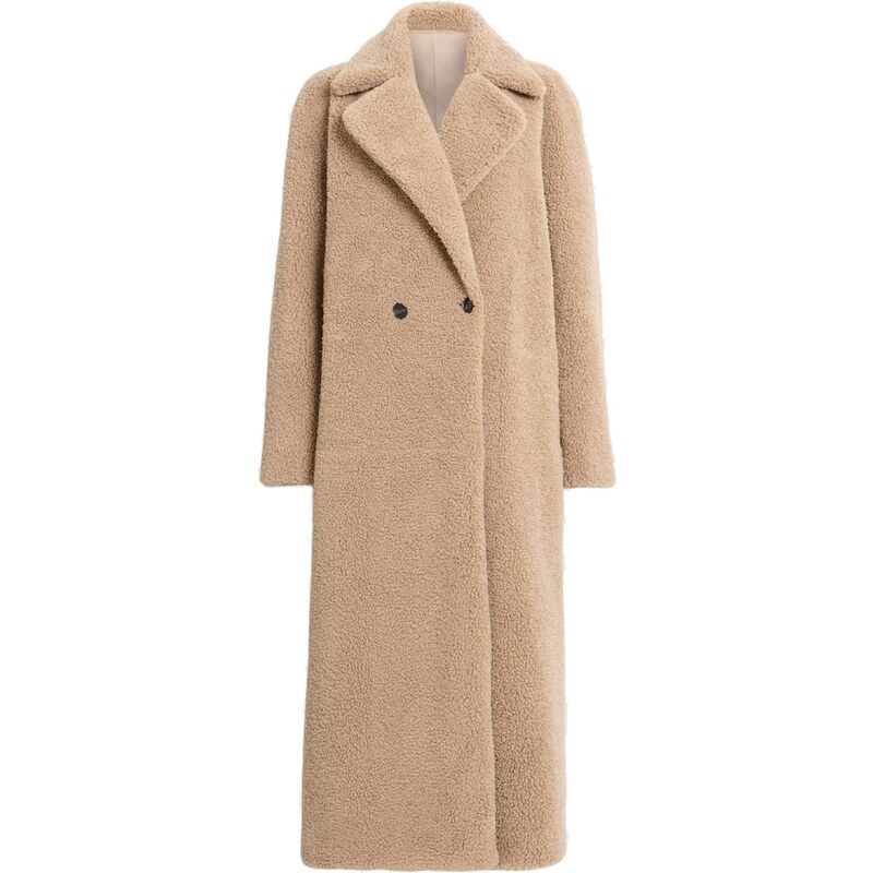 AllSaints Prechodný kabát FREDDIE kapučíno 60918855